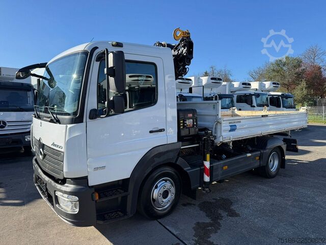 Transporter mit Kipper MERCEDES-BENZ ATEGO 816 Kipper 3-Seiten*KRAN HIAB X 078*2xAHK