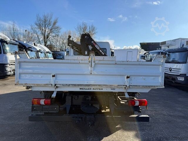 Transporter mit Kipper MERCEDES-BENZ ATEGO 816 Kipper 3-Seiten*KRAN HIAB X 078*2xAHK
