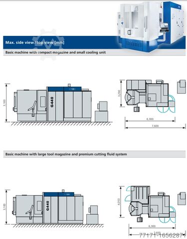 4-AXIS - HORIZONTAL - MACHINING CENTER GROB-WERKE G440