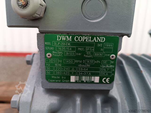 Cooling Compressor, Heating Compressor DWM Coperland DLJP-20X-EWL