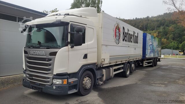 Beverage SCANIA G 410 LBW Lift Lenkachse Orten Anhänger