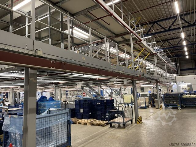 1500 m² Lagerbühne Schäfer R3000 3-stöc 1500 m² Lagerbühne Schäfer R3000 3Stock 2 Stock Fachbodenanlage Schäfer