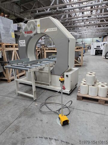 Horizontal foil wrapping machine SCM PACK 8080