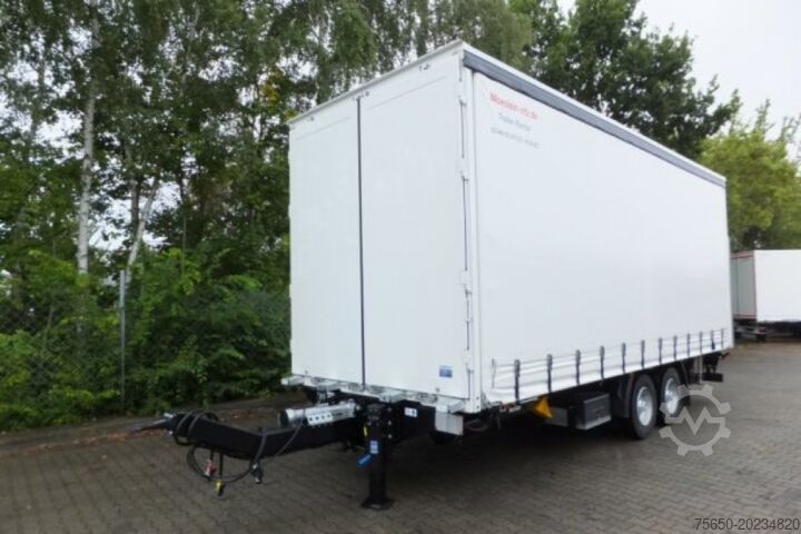 Open trailer with tarp Möslein TPS 11 DL 7,30  neuer Planenanhänger, Ladebordwand + Durchladbar