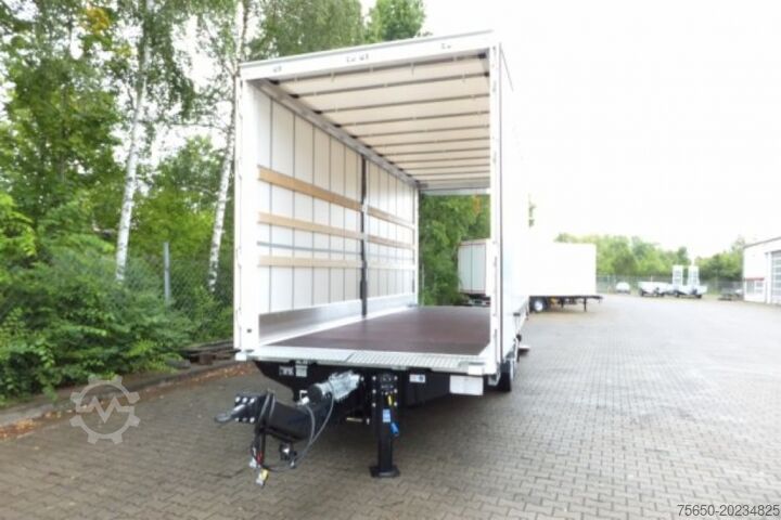 Anhänger mit Pritsche & Plane Möslein TPS 11 DL 7,30  neuer Planenanhänger, Ladebordwand + Durchladbar