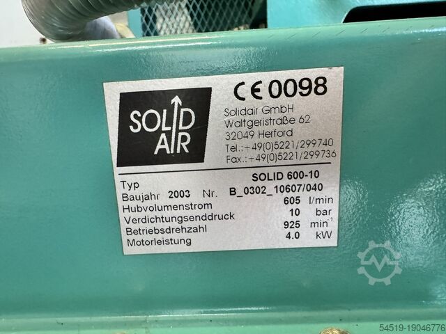 Soild Air air compressor 605 l/min  