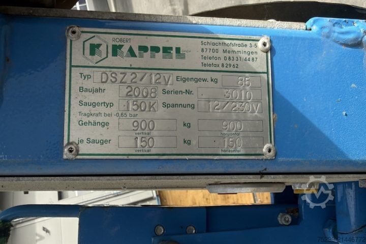 Commercial vehicle  Kappel Vakuum-Heber DSZ2/12V