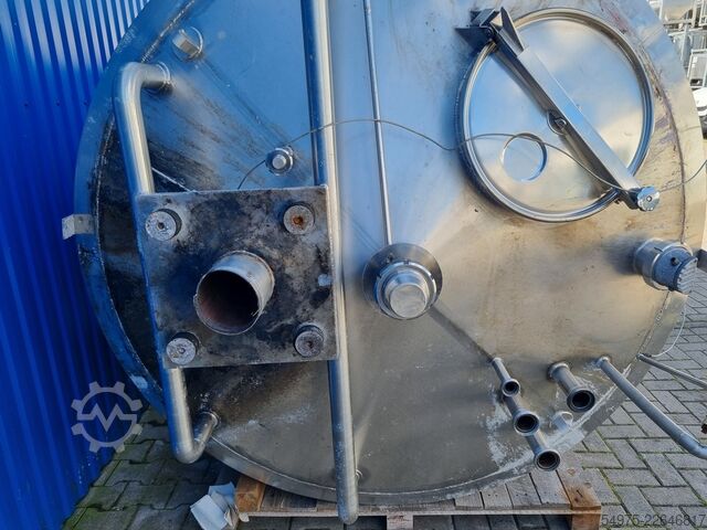 3500L stainless steel tank with insulation  