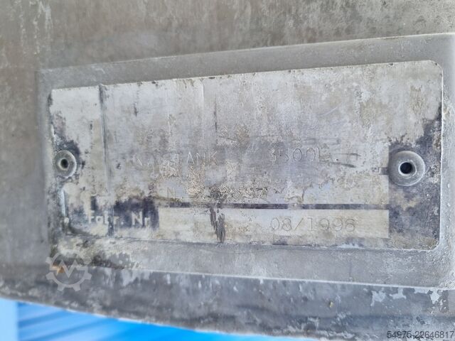 3500L stainless steel tank with insulation  
