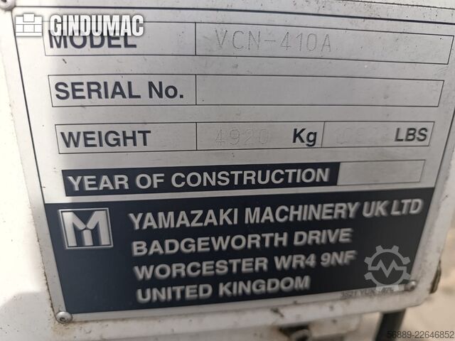 Mazak VCN-410A Mazak VCN-410A
