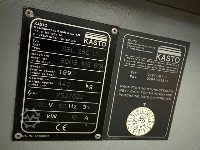 Bandsäge KASTO SBL 280 U