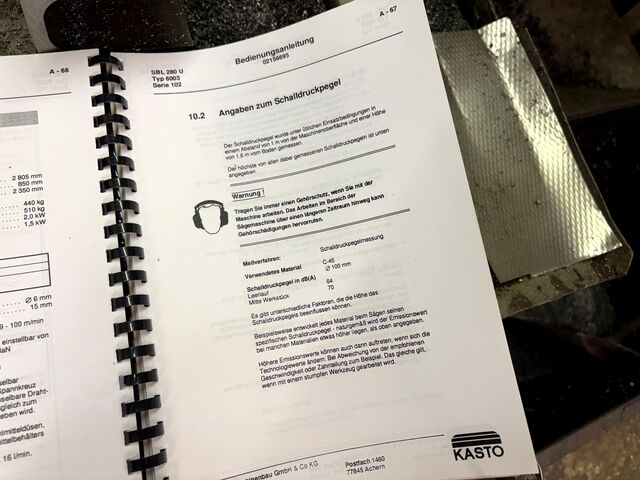 Bandsäge KASTO SBL 280 U