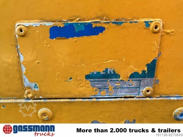 Roll-off container  Abrollcontainer Kofferaufbau mit Flügeltüren