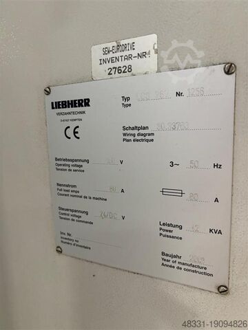 Zahnflankenschleifmaschine LIEBHERR LCS282