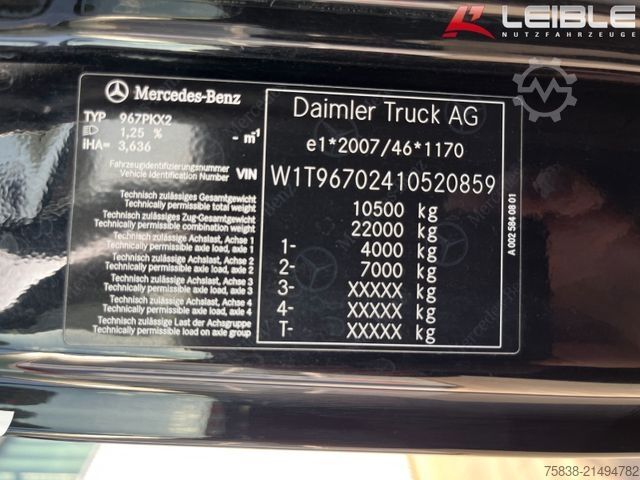 LKW mit Kofferaufbau MERCEDES-BENZ Atego 1018*Koffer*Rolltor*Rolltor seitlich*Klima