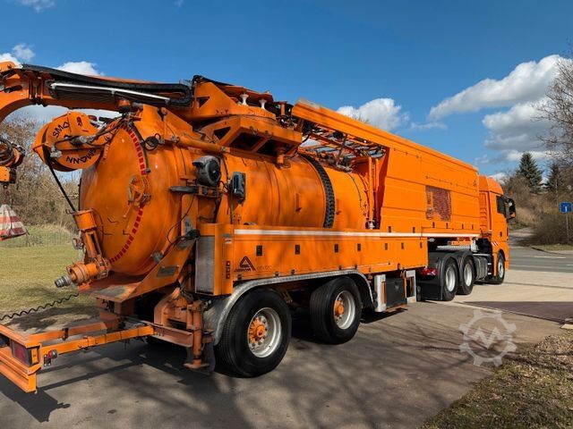 Saugwagen MAN Assmann Auflieger Saug-Druck-Kombi  / Recycler