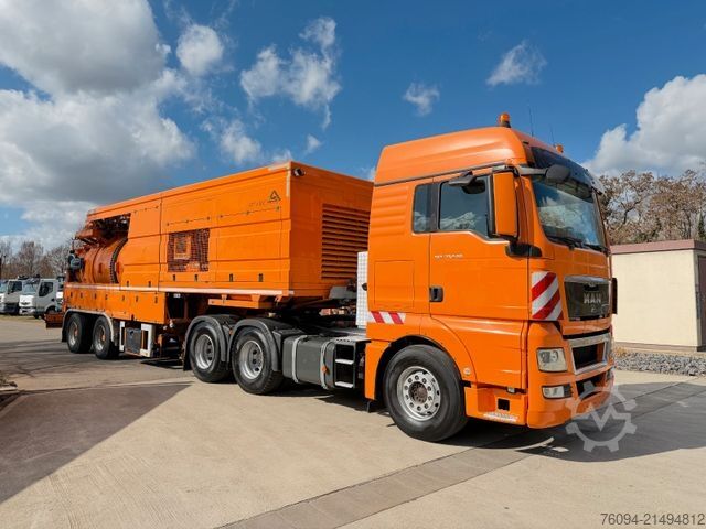 Saugwagen MAN Assmann Auflieger Saug-Druck-Kombi  / Recycler