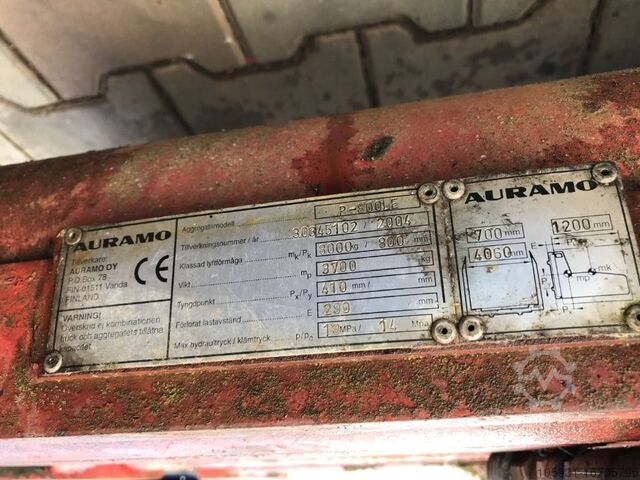 Bale clamps Auramo P-800LE