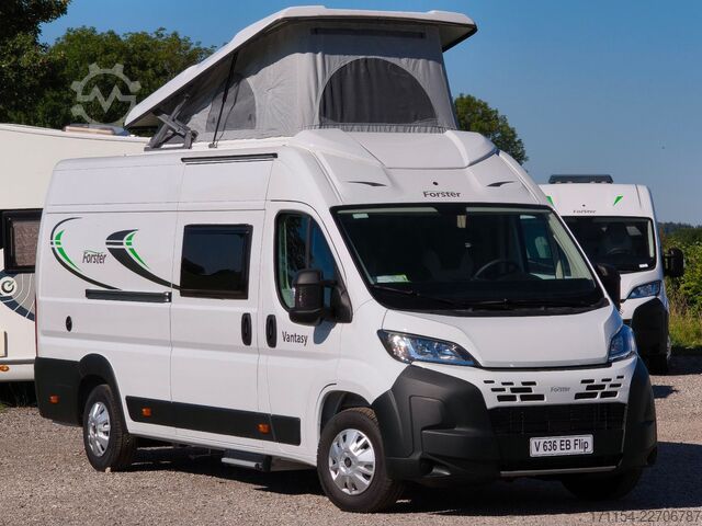 Kastenwagen Wohnmobil / Campervan FORSTER Van 636 EB Flip mit Aufstelldach und Längsbetten