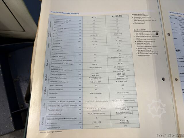 CNC-Drehmaschine MORI SEIKI SL - 15 M