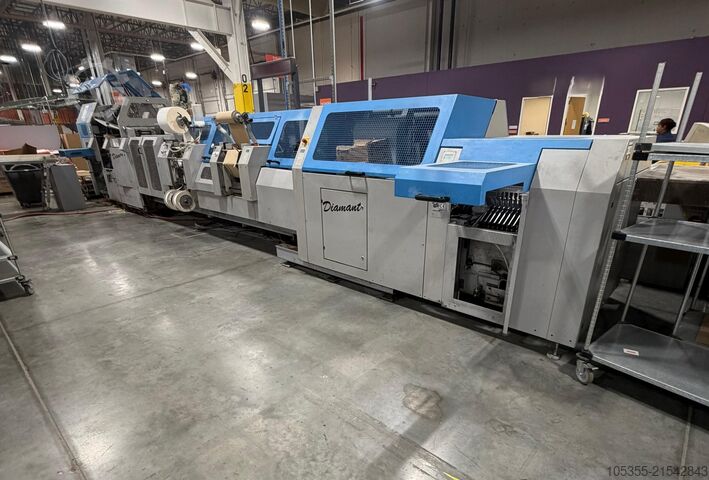 Hardcover-Buch-Einhängemaschine (Casing-in Line) Muller Martini Diamant 60 Casing-in Line