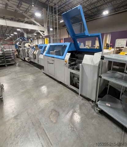 Hardcover-Buch-Einhängemaschine (Casing-in Line) Muller Martini Diamant 60 Casing-in Line