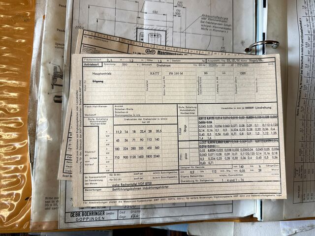 Leit-/Zugspindeldrehmaschine VDF BOEHRINGER D 480