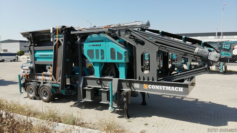 Mobile Brechanlage / Brecher Constmach Concassage 120T/H Installation Mobile de Concassage