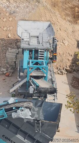 Mobile Brechanlage / Brecher Constmach Concassage 120T/H Installation Mobile de Concassage