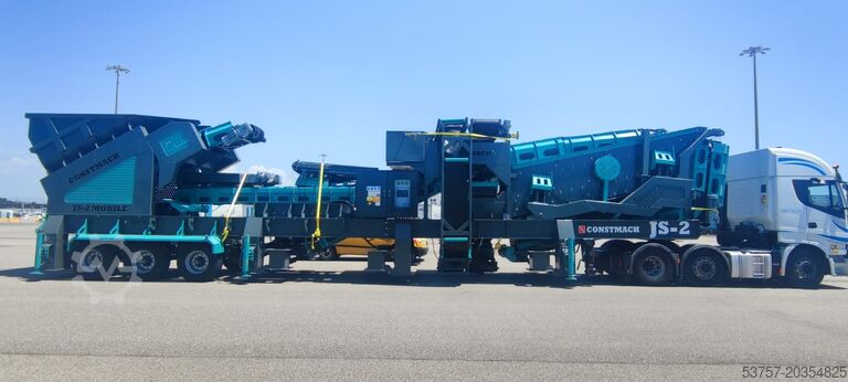 Mobile Brechanlage / Brecher Constmach Concassage 120T/H Installation Mobile de Concassage