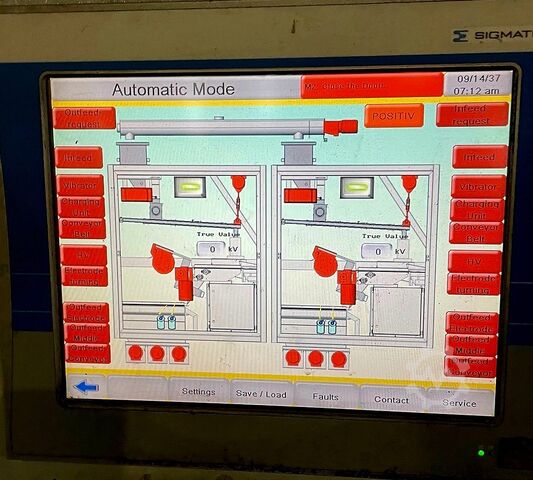 Elektrostatischer Kunststoffseparator Hamos EKS 1031