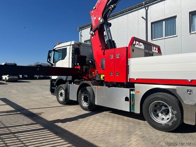 Truck mounted crane MAN MAN 8x4 mit F1150RA.2.28 L616 Winde