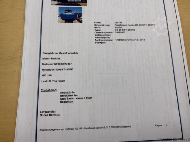 Raupenbagger Nobas UB35S