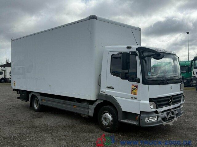 Transporter mit Kipper Mercedes-Benz Atego 816 Spie Koffer 6m Ladebordwand 3 Sitzer