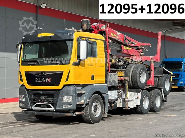 Logging truck MAN TGX  33.540 6x4 BL  Langholz TAJFUN