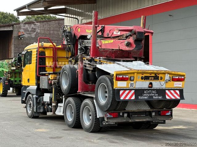 Logging truck MAN TGX  33.540 6x4 BL  Langholz TAJFUN