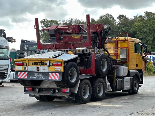 Logging truck MAN TGX  33.540 6x4 BL  Langholz TAJFUN