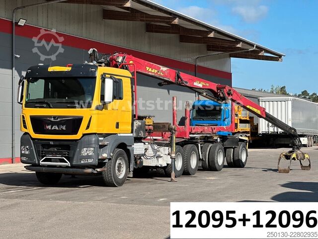 Logging truck MAN TGX  33.540 6x4 BL  Langholz TAJFUN