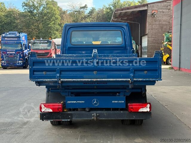 Three-way tipper van MERCEDES-BENZ Sprinter DoKa MEILLER Dreiseitenkipper
