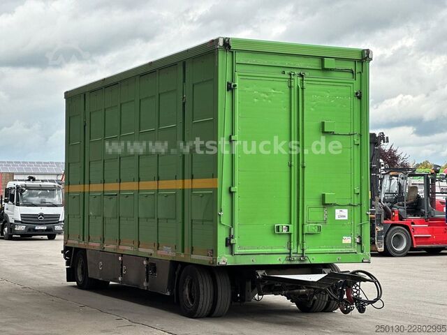 Horse transport trailer MENKE-JANZEN 3.Stock & Aggregat/Hubdach/BPW/54m²