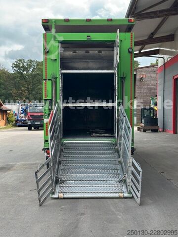Horse transport trailer MENKE-JANZEN 3.Stock & Aggregat/Hubdach/BPW/54m²