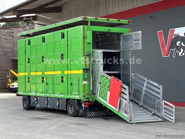 Horse transport trailer MENKE-JANZEN 3.Stock & Aggregat/Hubdach/BPW/54m²