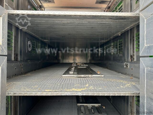 Horse transport trailer MENKE-JANZEN 3.Stock & Aggregat/Hubdach/BPW/54m²