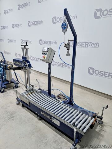 Halbautomatische Abfüllanlage Comec FUST-P-40