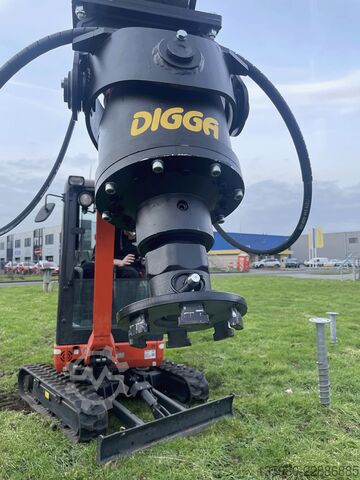 Screw piling rig Digga aanbouwdeel MM-14-K
