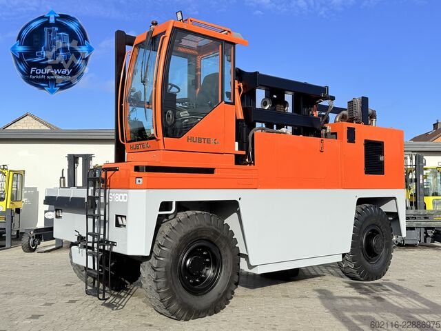 Side loader forklift Hubtex S180D DIESEL DUPLEX 3500 POSITIONER