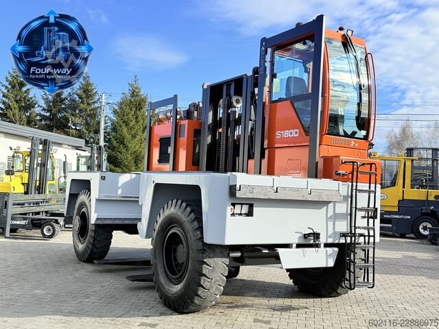 Side loader forklift Hubtex S180D DIESEL DUPLEX 3500 POSITIONER