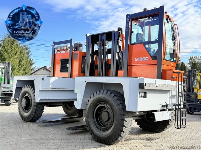 Side loader forklift Hubtex S180D DIESEL DUPLEX 3500 POSITIONER