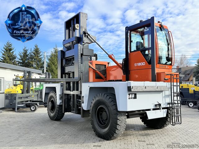 Side loader forklift Hubtex S180D DIESEL DUPLEX 3500 POSITIONER