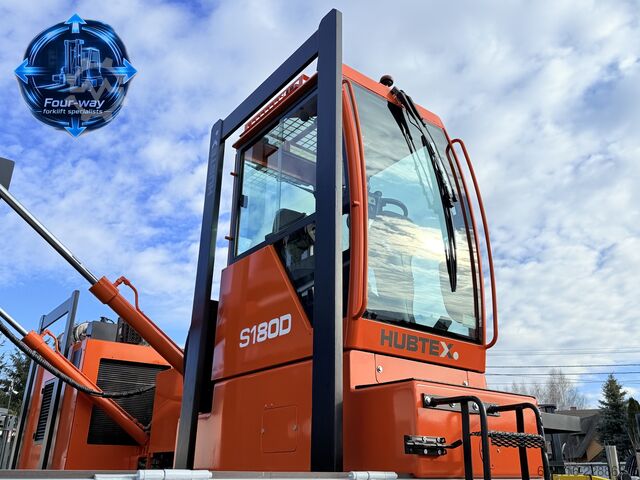 Side loader forklift Hubtex S180D DIESEL DUPLEX 3500 POSITIONER